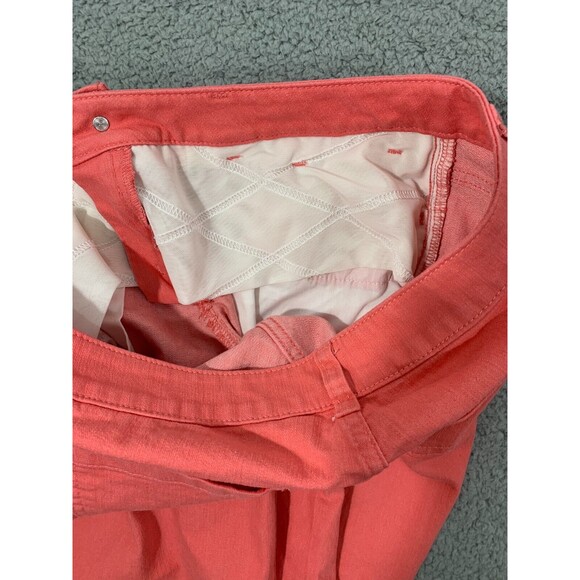 CHRISTOPHER & BANKS Signature Slimming Petite 8P Pink Denim Jeans Straight Leg - Picture 4 of 11